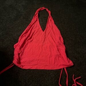 Pink Halter top with straps